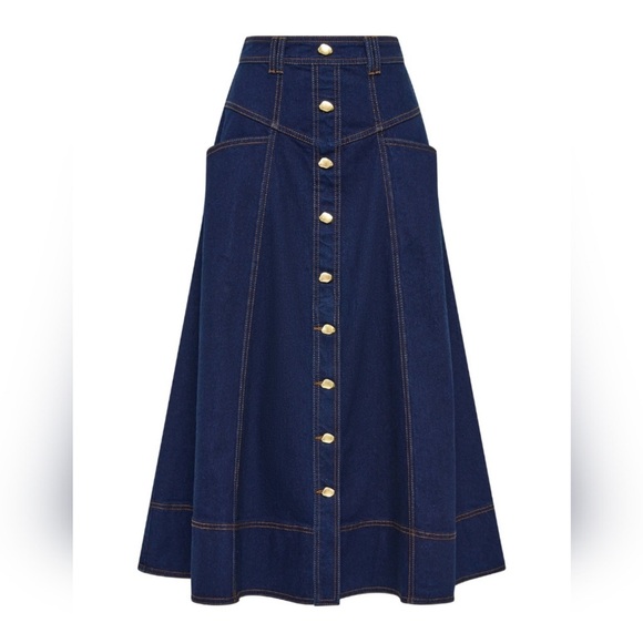 Aje DENIM SKIRT - Picture 3 of 3